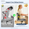 Illustrative desk seating positions
